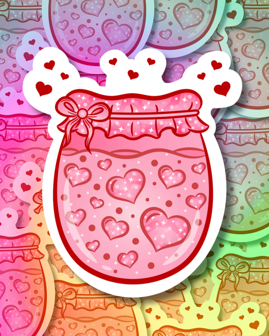 Love Preserves Vinyl Sticker