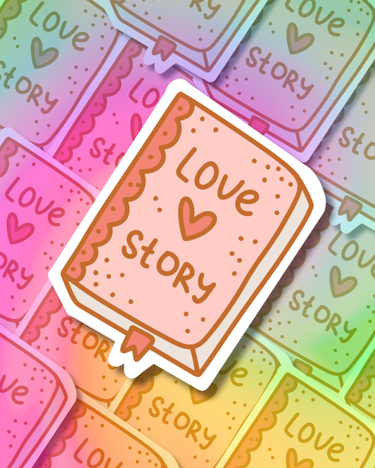 Love Story Vinyl Sticker