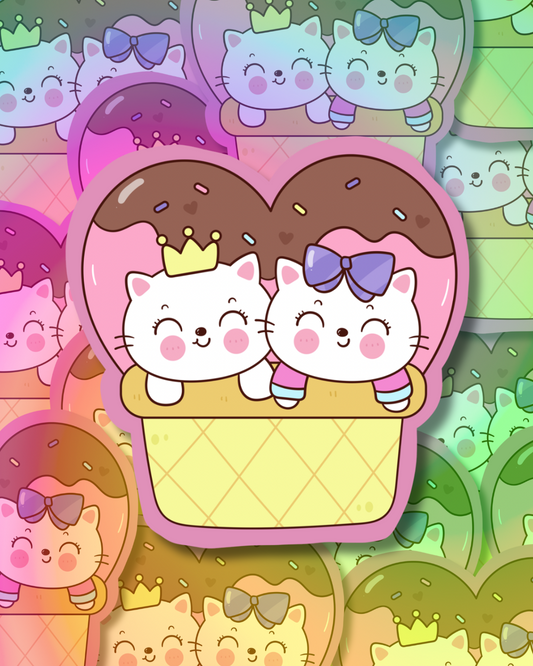 Love Bunch Vinyl Sticker