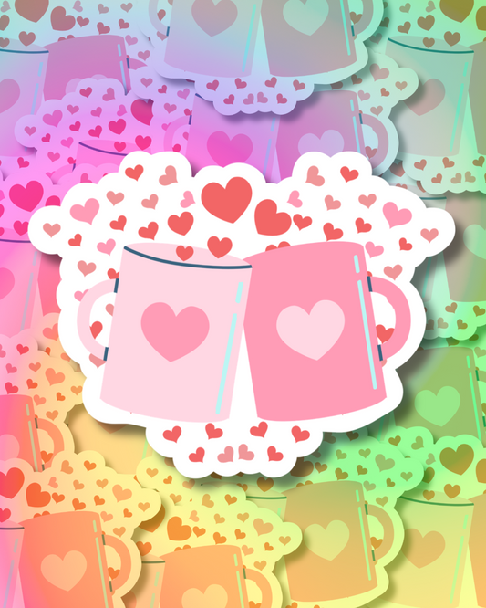 Love Gather Vinyl Sticker