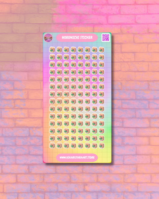Hobonichi Cousin Lunch Tab Sticker Sheet