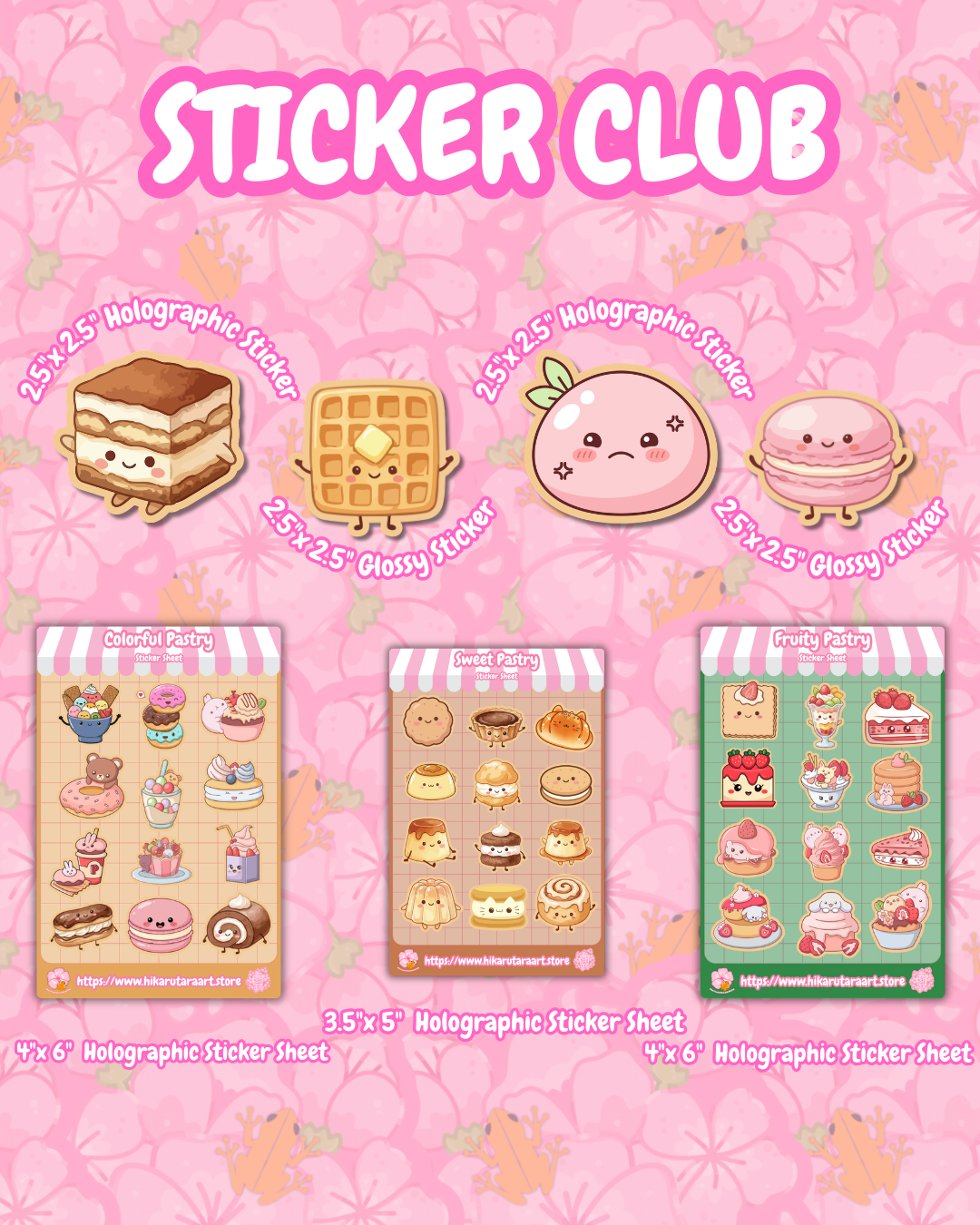 🥐May Sticker Club: Kawaii Pastries🥐