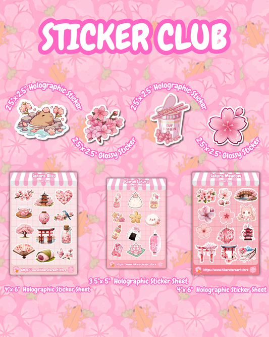 🌸June Sticker Club: Dreamy Sakura🌸