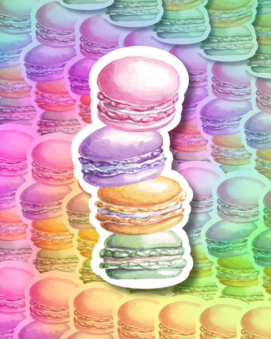 Macaron Stack Vinyl Sticker
