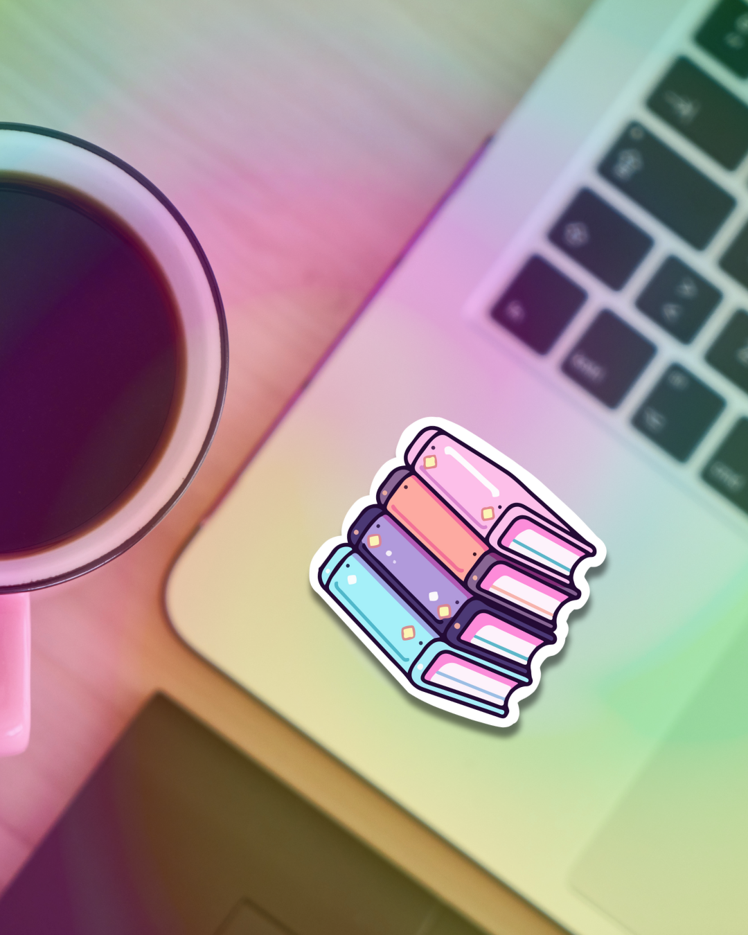Magical Books Vinyl Sticker