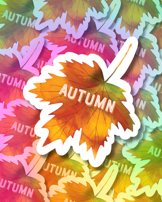 Maple Leaf Vinyl Sticker