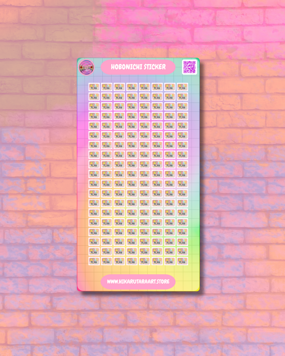 Hobonichi Cousin Meal Prep Tab Sticker Sheet