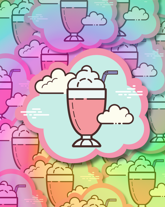 Milkshake Dream Vinyl Sticker