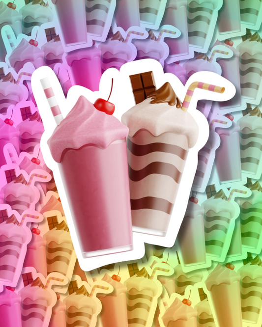 Milkshake Duo Vinyl Sticker