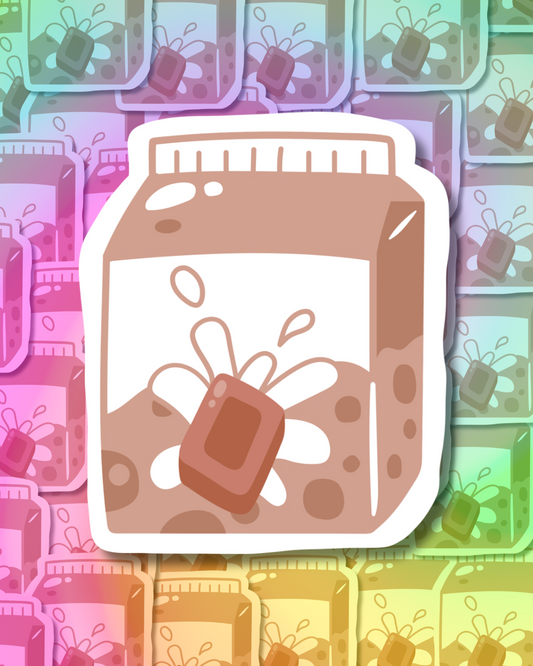 Milkshake Mini Box Vinyl Sticker