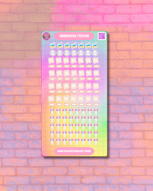 Hobonichi Cousin Miscellaneous Tab Sticker Sheet