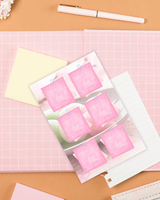 Mochi Evening Big Notepad Aesthetic Cute Stationery Gift