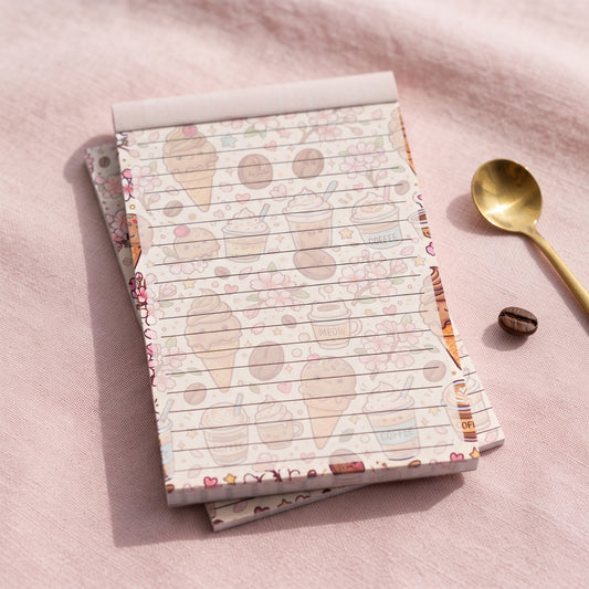 Coffee Ice Cream Blast Notepad