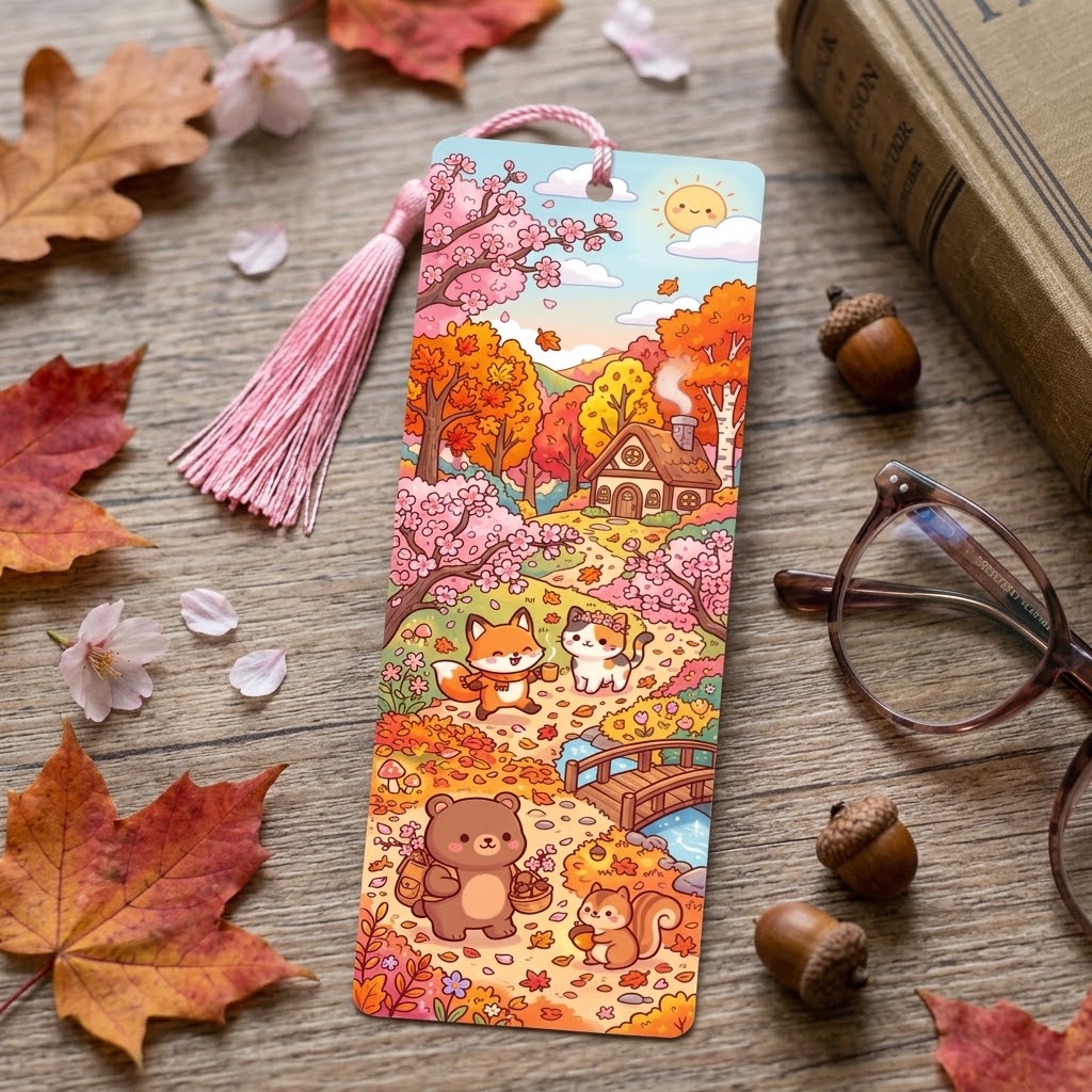 Autumn Gathering Bookmark