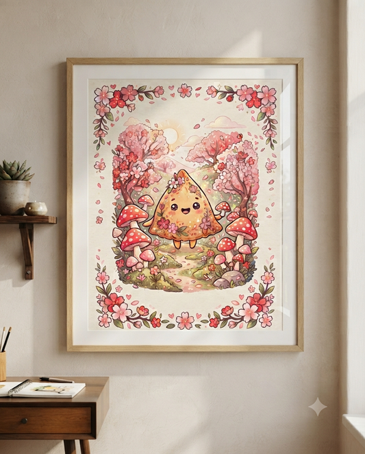 Garden Samosa Art Print