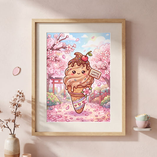 Coffee Sweets Art Print