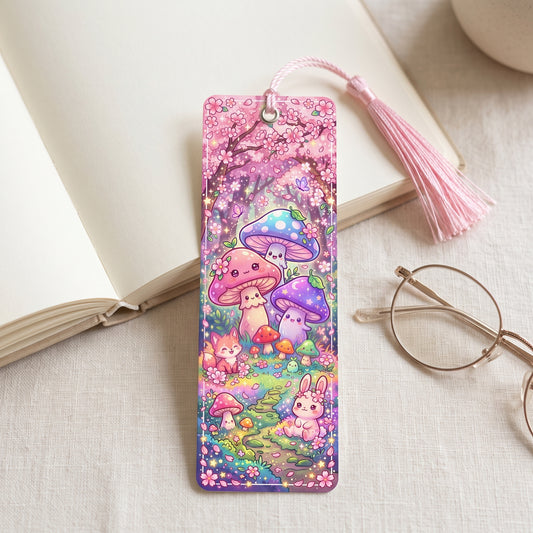 Magic Mushroom Gathering Bookmark