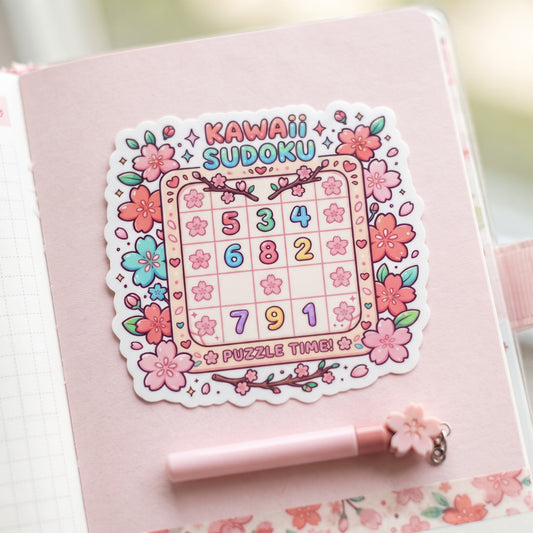 Kawaii Sudoku Mini sticker