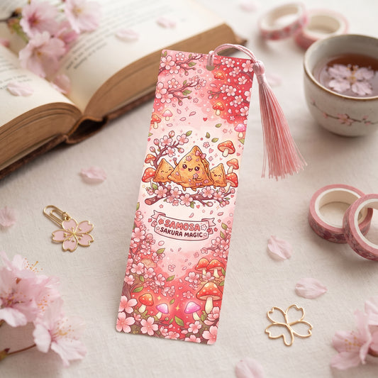 Samosa Sakura Magic Bookmark