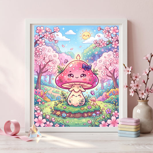 Magic Mushroom Bliss Art Print