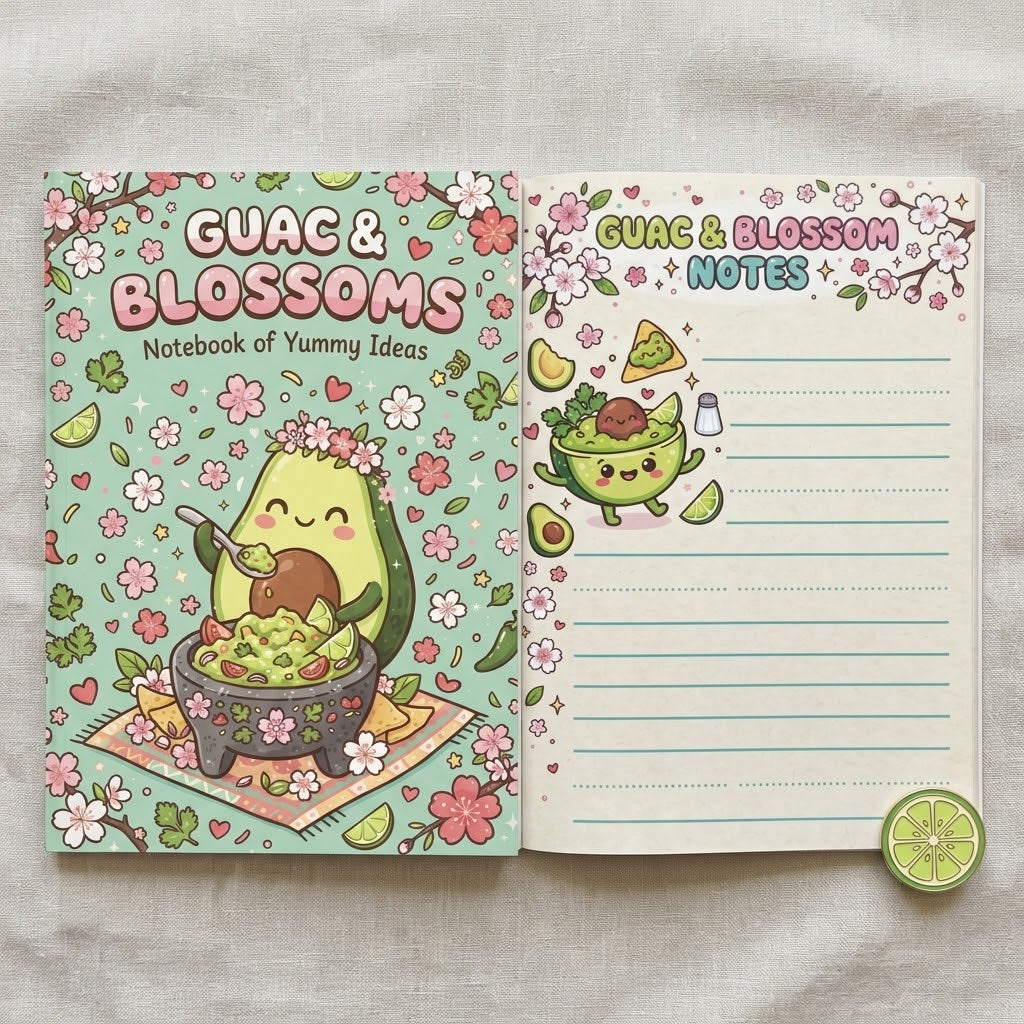 Guac & Blossoms Notebook