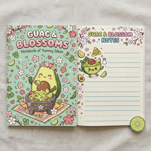 Guac & Blossoms Notebook