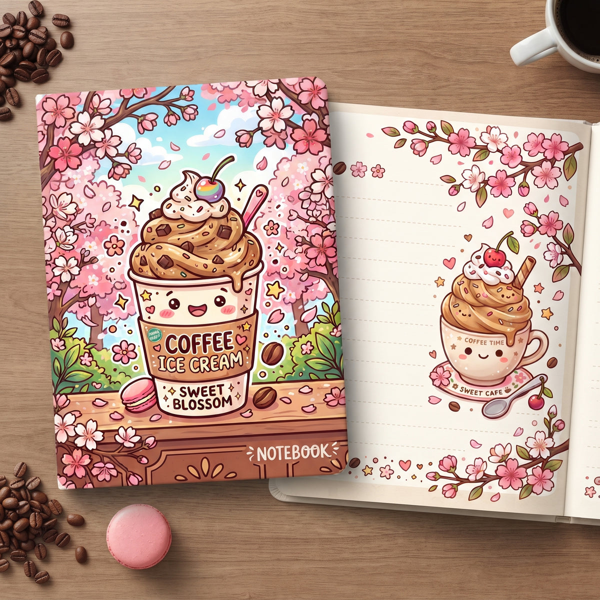 Sweet Blossoms Notebook