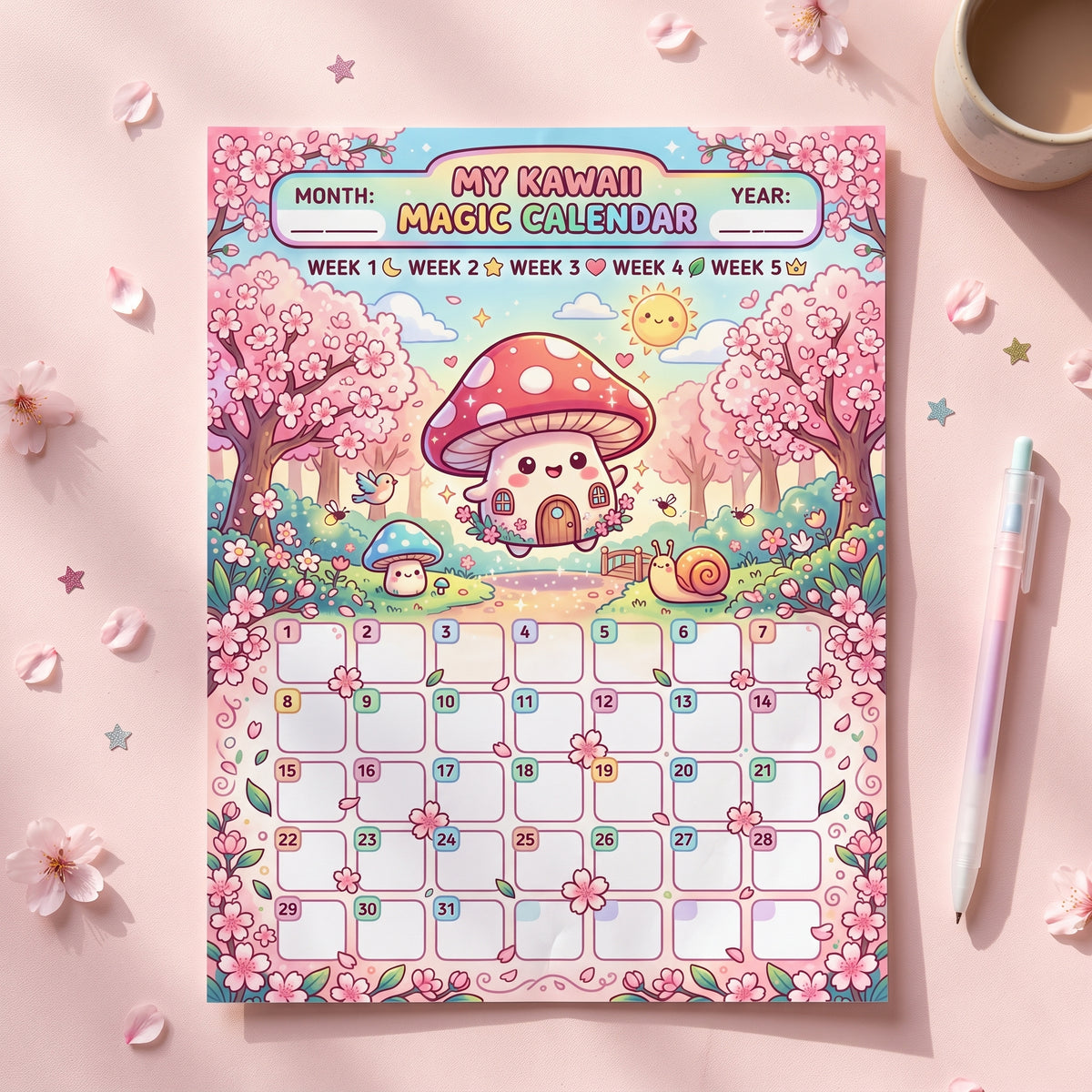 My Kawai Magic Digital Calendar