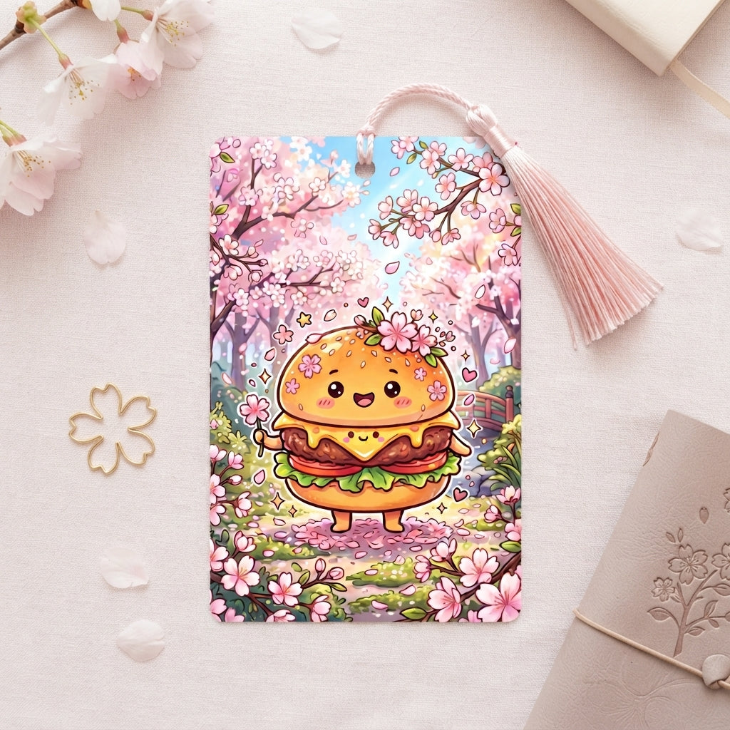 Sakura Cheeseburger Big bookmark