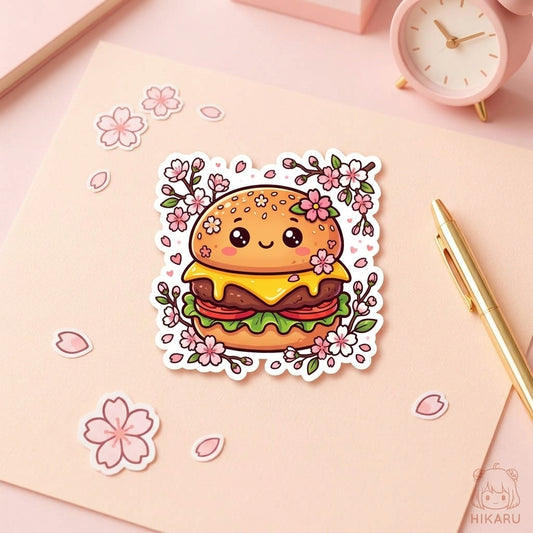 Sakura Cheeseburger Mini Sticker