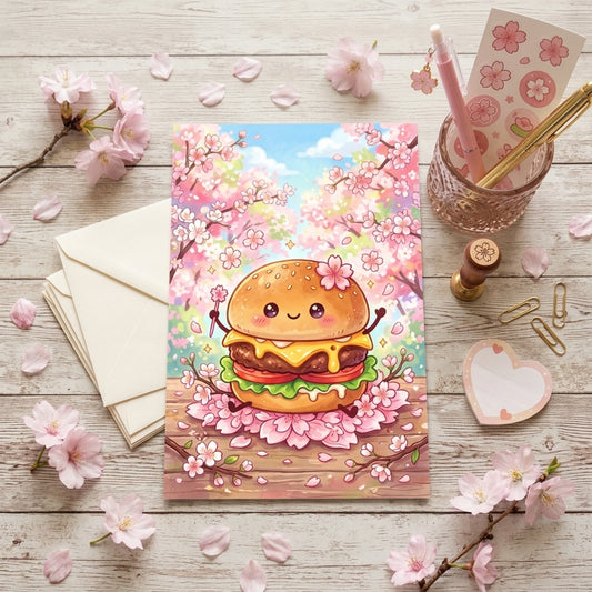 Sakura Burger Postcard