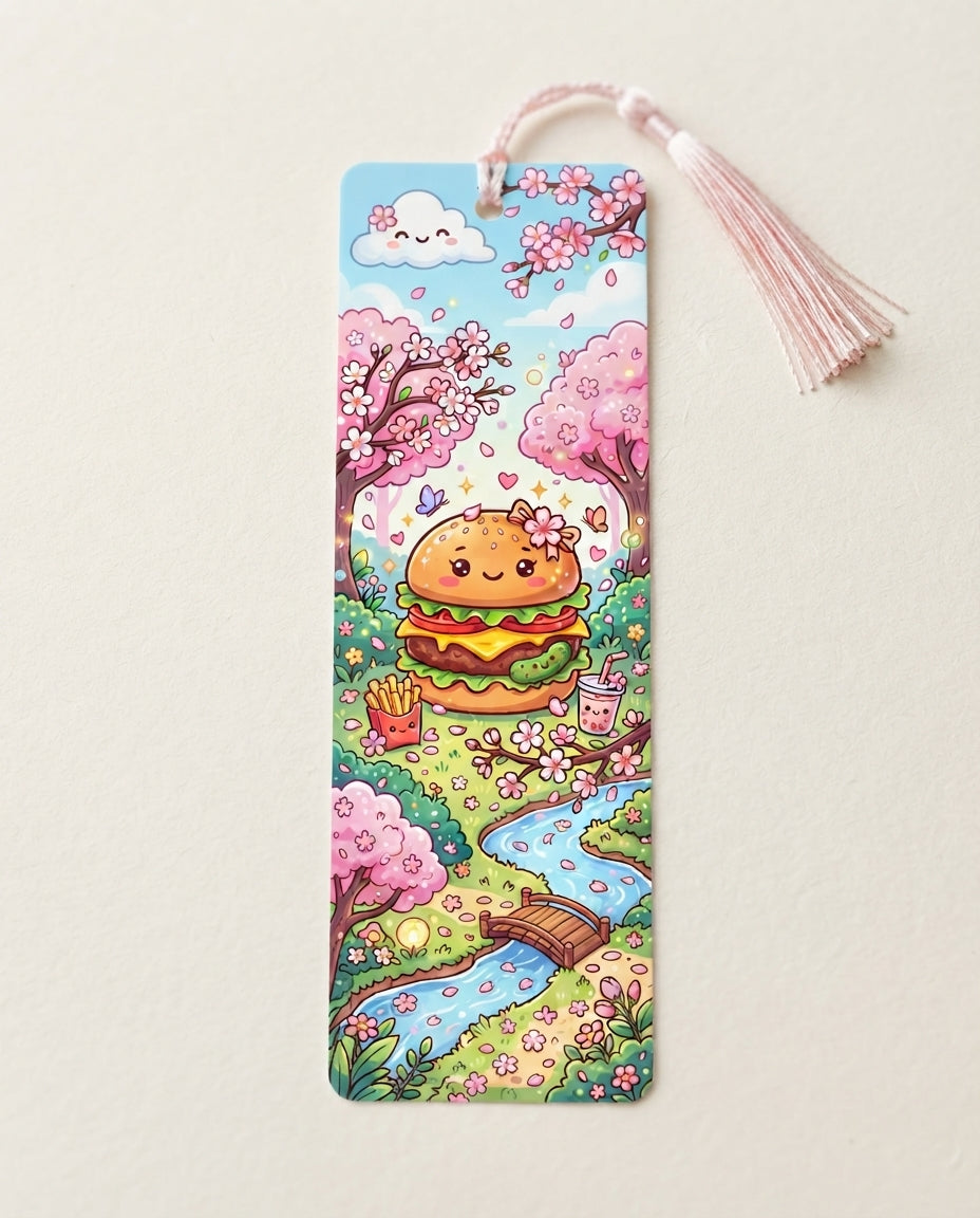 By The River Cheeseburger Bookmark