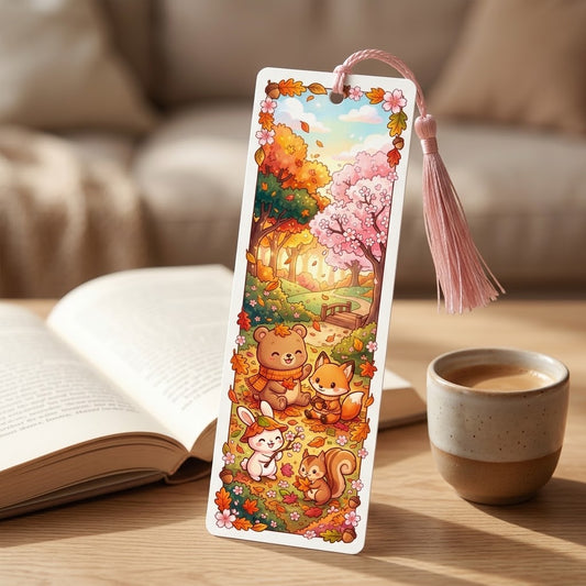 Autumn Friends Bookmark
