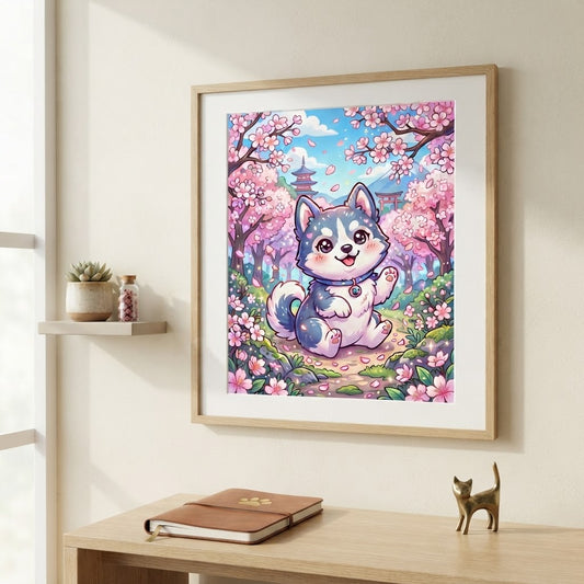 Husky Cutie Art Print