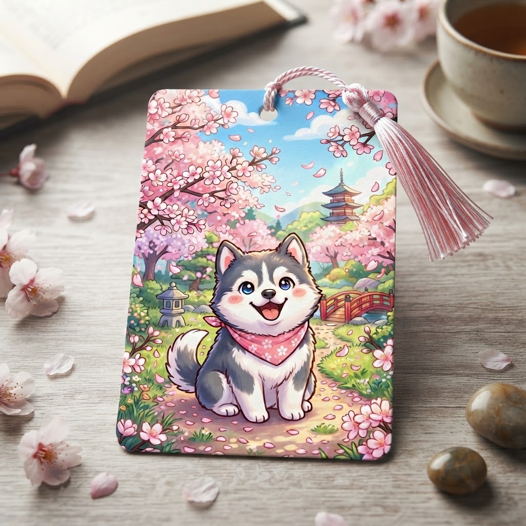 Husky Trail Big Bookmark