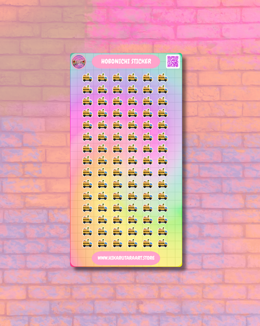 Hobonichi Cousin Moving Tab Sticker Sheet