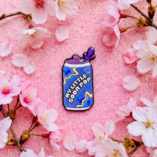 My Little Soda Pop Kawaii Cute Enamel Pin | Aesthetic Pastel Backpack & Jacket Lapel Pin