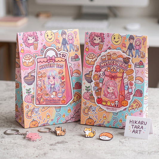 October $2 Oops Mystery Grab Bags Stationery Journaling, Discount Surprise Pack