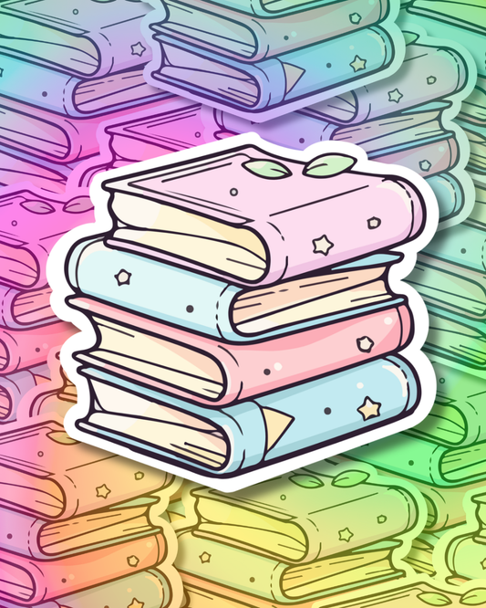 Nature Books Vinyl Sticker