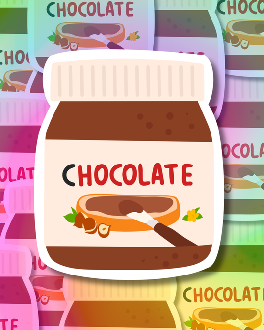Nutella Jar Vinyl Sticker