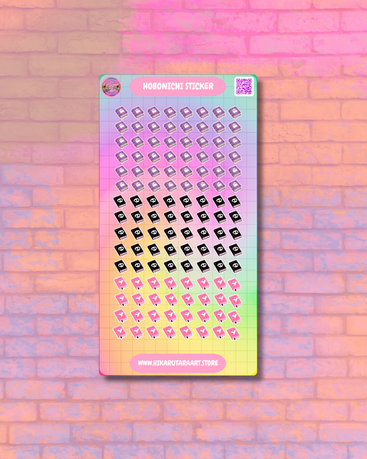 Hobonichi Cousin October Working Tab Sticker Sheet