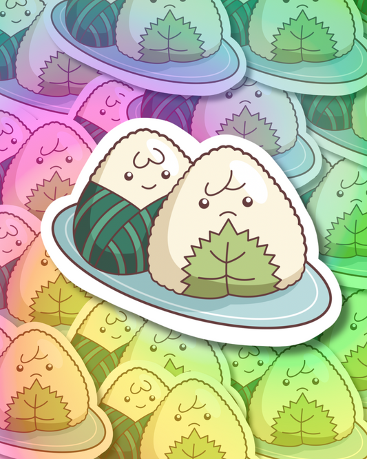 Onigiri Pals Vinyl Sticker