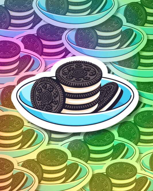 Oreo Bowl Vinyl Sticker