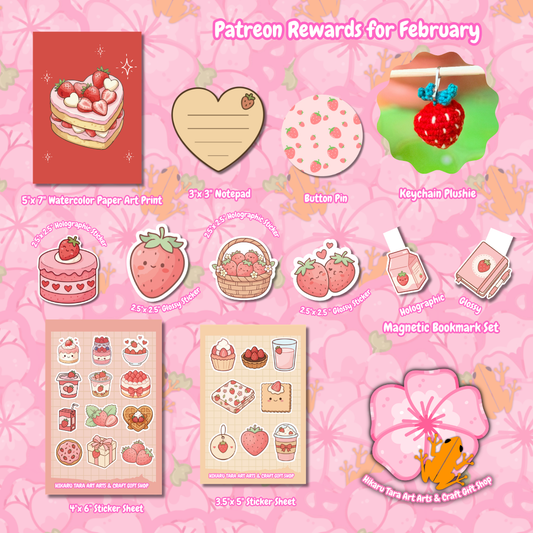 February 2026 Patreon Rewards: Strawberry Bliss