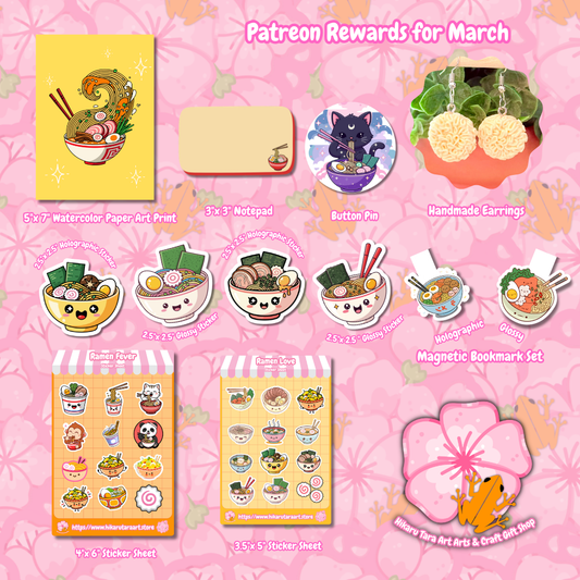 March 2026 Patreon Rewards: Kawaii Ramen