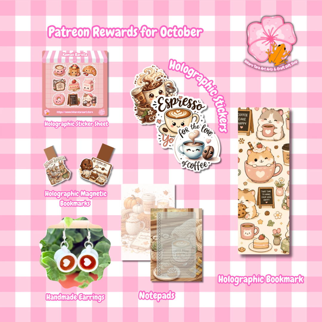 ☕️October Patreon Rewards: Kawaii Barista☕️