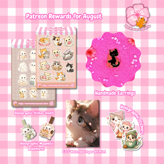 🐈August Patreon Rewards: Kawaii Cat🐈