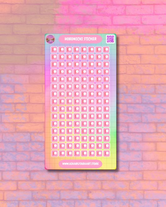 Hobonichi Cousin Patreon Tab Sticker Sheet