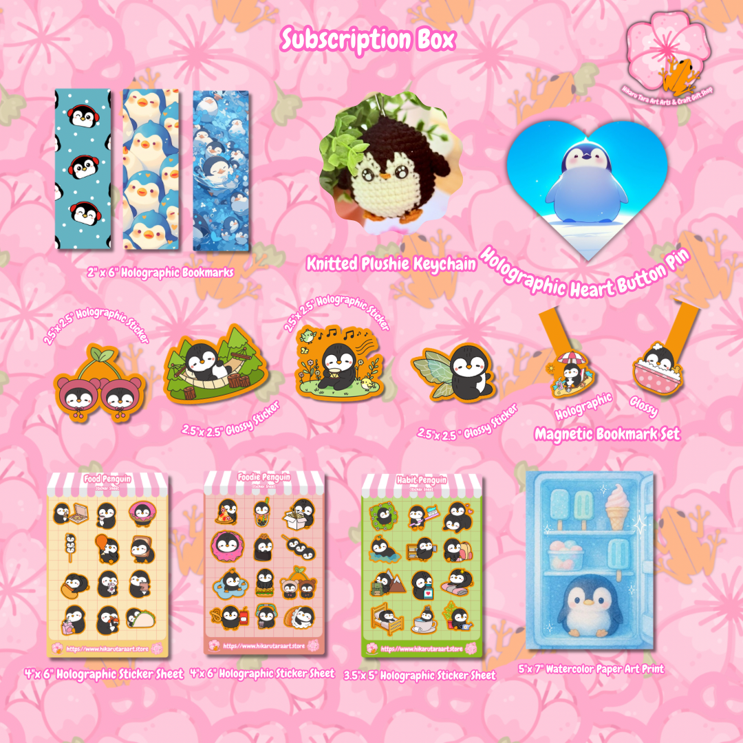 🐧 April Subscription Box: Penguin Dream 🐧