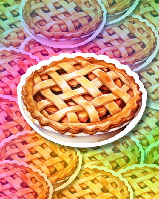 Pie Deluxe Vinyl Sticker